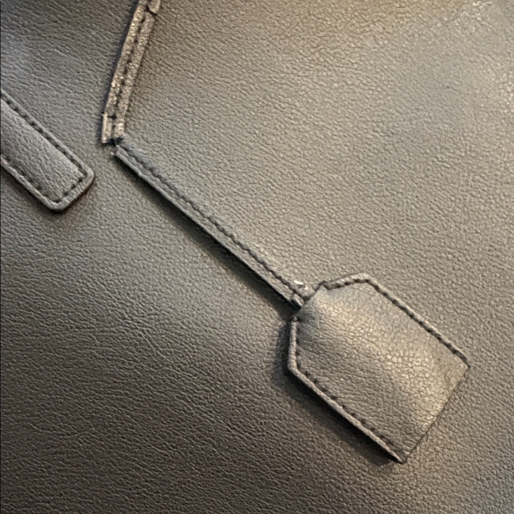 Saint Laurent Black Leather Tote - Picture 5 of 7